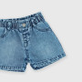 Pantalón corto vaquero para bebé niña, azul Pantalón corto vaquero para bebé niña, azul