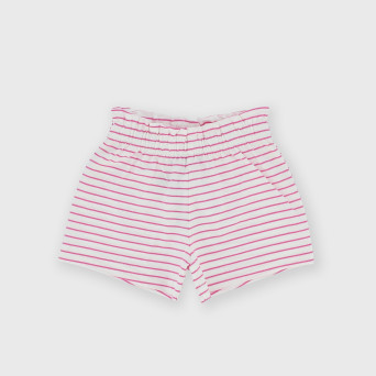 Pantalón corto de tejido Jersey para bebé niña, rosa Pantalón corto de tejido Jersey para bebé niña, rosa