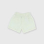 Pantalón corto de popelina para bebé niña, blanco Pantalón corto de popelina para bebé niña, blanco