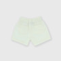 Pantalón corto de popelina para bebé niña, blanco Pantalón corto de popelina para bebé niña, blanco
