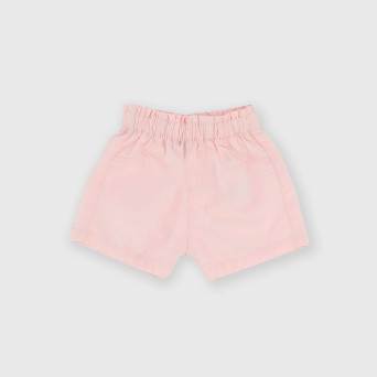 Pantalón corto de popelina para bebé niña, rosa Pantalón corto de popelina para bebé niña, rosa