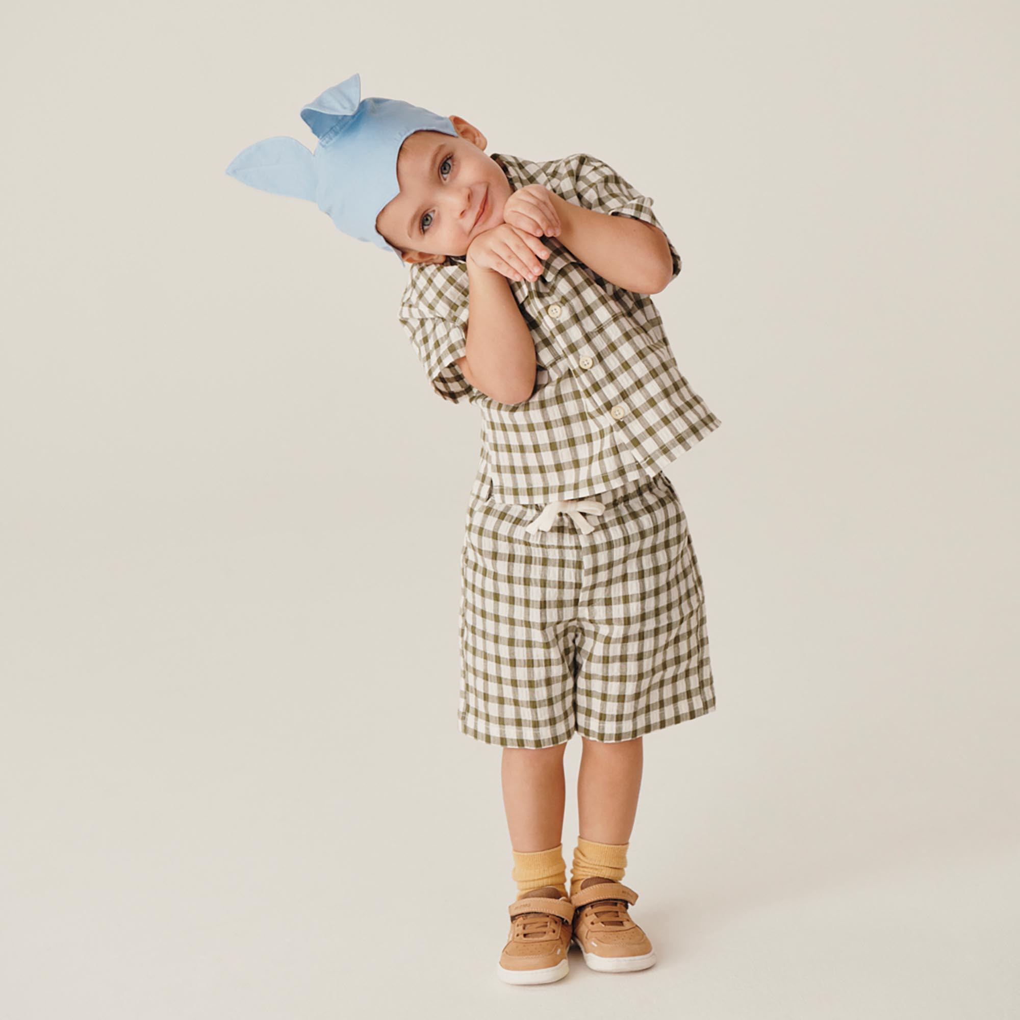 Camisa mangas cortas para niño, verde