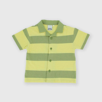 Boy's short-sleeves shirt, green Boy's short-sleeves shirt, green