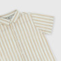 Camisa de algodón con mangas cortas para niño, beige Camisa de algodón con mangas cortas para niño, beige