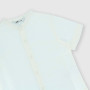 Boy's coton-linen short-sleeves shirt, white Boy's coton-linen short-sleeves shirt, white