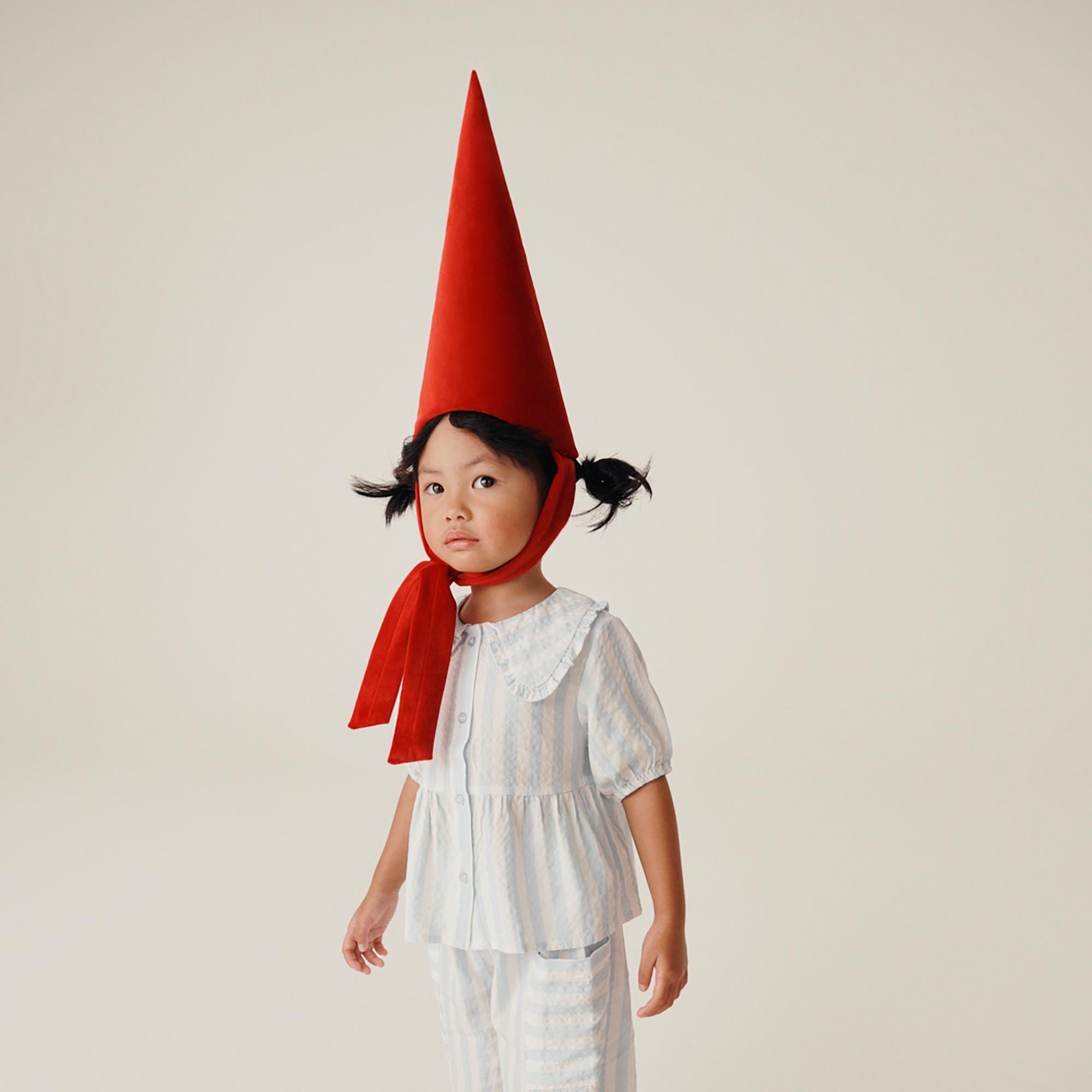 Camisa con mangas cortas para niña, azul