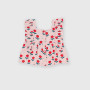 Girl's top in viscose, pink Girl's top in viscose, pink