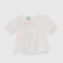 Girl's coton top, white Girl's coton top, white