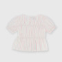 Girl's coton top, white Girl's coton top, white