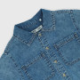 Boy's denim short-sleeves shirt, blue Boy's denim short-sleeves shirt, blue