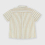 Boy's short sleeves coton shirt, beige Boy's short sleeves coton shirt, beige