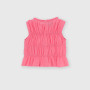 Top de algodón para niña, rosa Top de algodón para niña, rosa