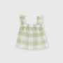 Girl's coton top, green Girl's coton top, green