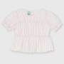 Girl's coton top, white Girl's coton top, white