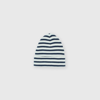Gorro canalé para niño, azul Gorro canalé para niño, azul