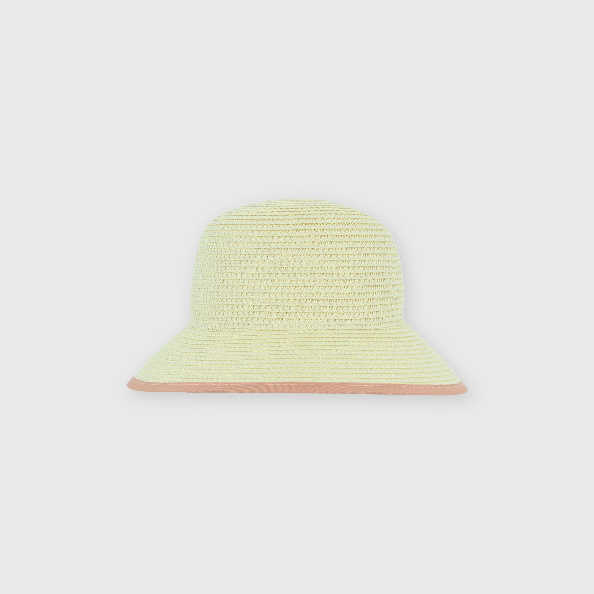 Straw hat for girl, beige