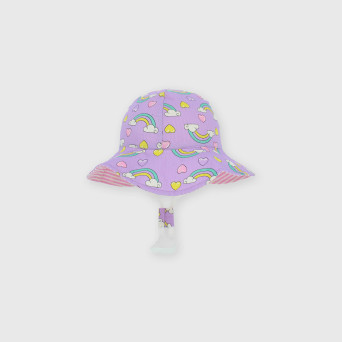 Double-face Girl's hat, pink Double-face Girl's hat, pink