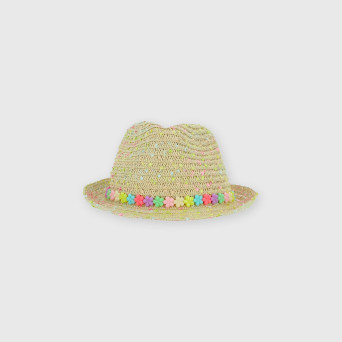 Sombrero de paja de niña, beige Sombrero de paja de niña, beige