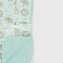 Newborn blanket, green Newborn blanket, green