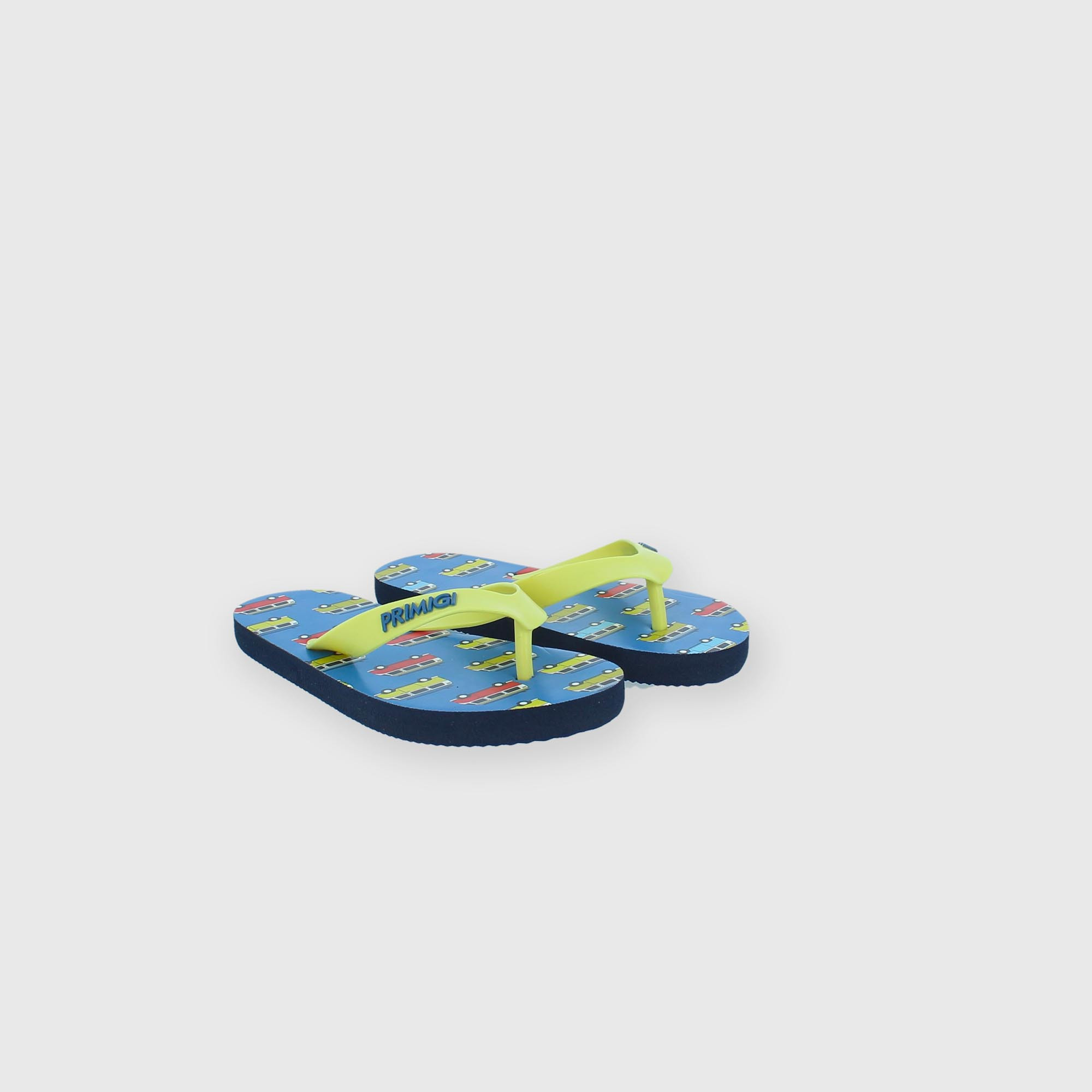 Flip flop de goma para niño, azul