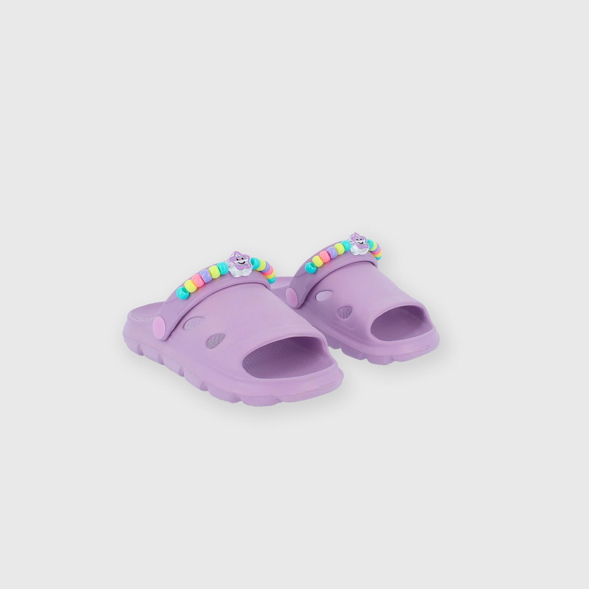 Pantoufles pour fillette violet