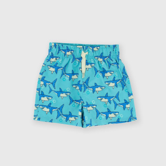 Boy's beach shorts, blue Boy's beach shorts, blue
