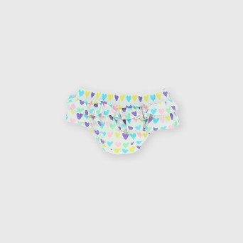 Bañador pañal de niña, blanco Bañador pañal de niña, blanco