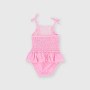 Girls' one-piece swimsuit, pink Girls' one-piece swimsuit, pink