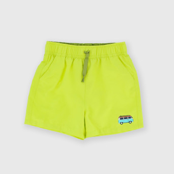 Pantalón corto de playa para niño, amarillo Pantalón corto de playa para niño, amarillo