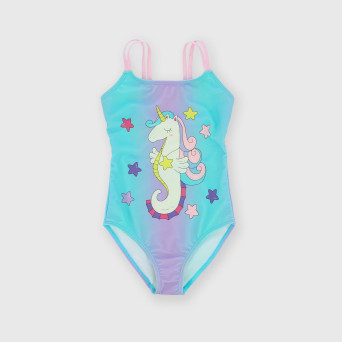 Bañador de niña, multicolor Bañador de niña, multicolor