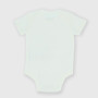 Body in costina da unisex, bianco Body in costina da unisex, bianco