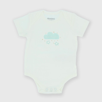 Newborn Interlock body, white Newborn Interlock body, white