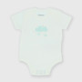 Body de tejido Interlock para bebé, blanco Body de tejido Interlock para bebé, blanco