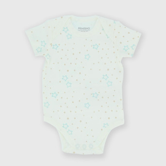Newborn boy ribbed bodysuit, white Newborn boy ribbed bodysuit, white