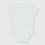Body in costina da neonato, bianco Body in costina da neonato, bianco