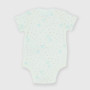 Body in costina da neonato, bianco Body in costina da neonato, bianco