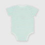 Body de tejido Interlock para bebé, blanco Body de tejido Interlock para bebé, blanco