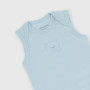 Newborn Interlock body, light blue Newborn Interlock body, light blue