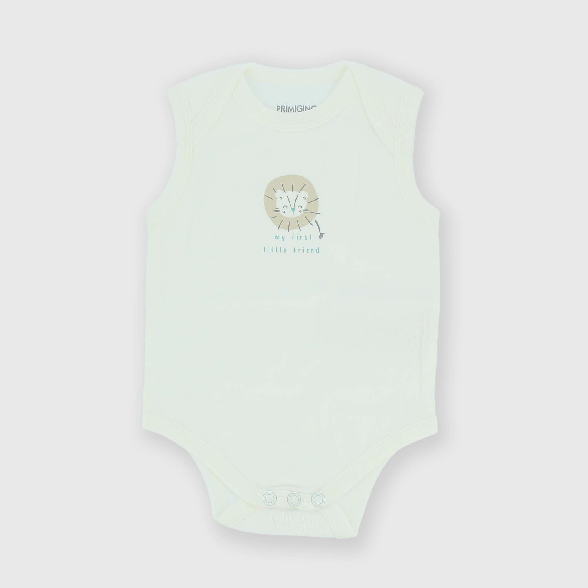 Primigi Body in costina da neonato, bianco, Taglia 18M