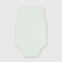 Body in costina da neonato, bianco Body in costina da neonato, bianco