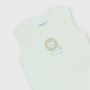 Body in costina da neonato, bianco Body in costina da neonato, bianco