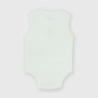 Newborn boy ribbed bodysuit, white Newborn boy ribbed bodysuit, white