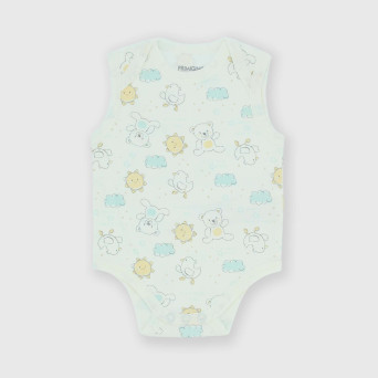 Unisex Interlock body, white Unisex Interlock body, white