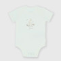 Body de tejido Interlock para bebé, blanco Body de tejido Interlock para bebé, blanco