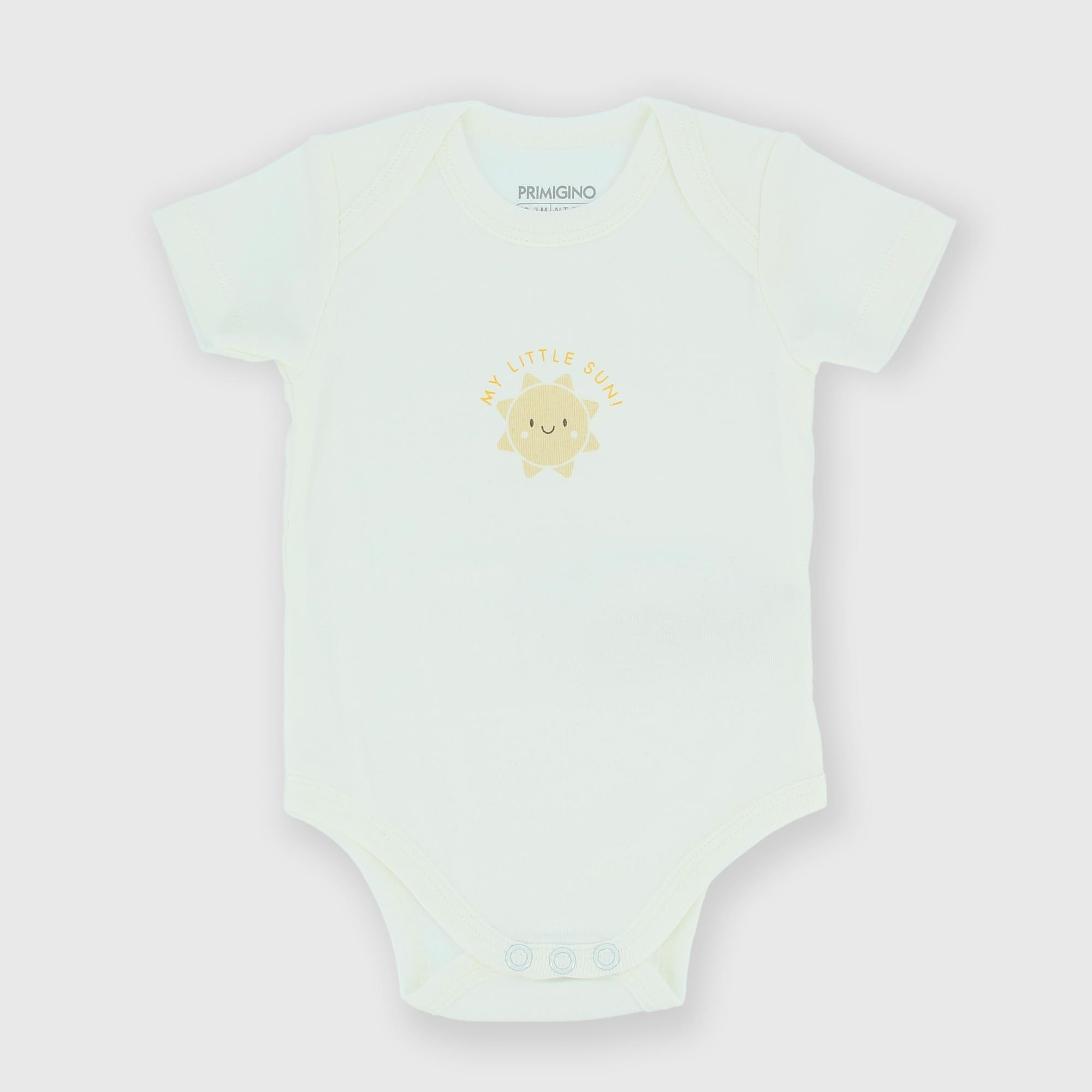 Body canalé de bebé, blanco