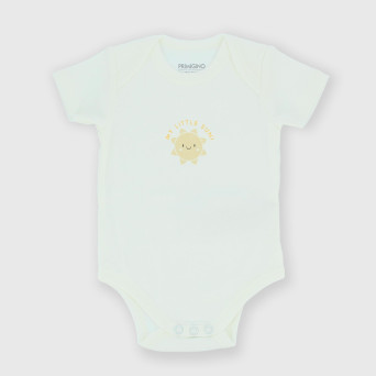 Body canalé de bebé, blanco Body canalé de bebé, blanco