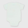 Newborn girl ribbed bodysuit, white Newborn girl ribbed bodysuit, white