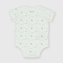 Body de tejido Interlock para bebé, blanco Body de tejido Interlock para bebé, blanco