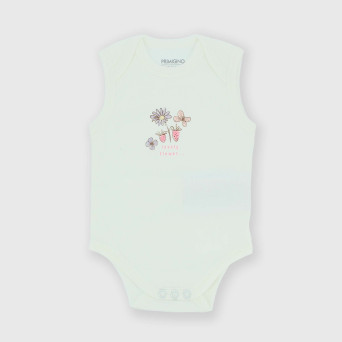 Newborn girl ribbed bodysuit, white Newborn girl ribbed bodysuit, white