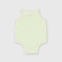 Body in costina da neonata, beige Body in costina da neonata, beige